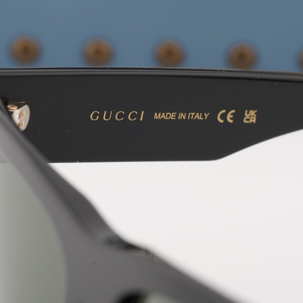 Gucci GG1835SA 001 Square Sunglasses - Black/Grey - Picture 5 of 11